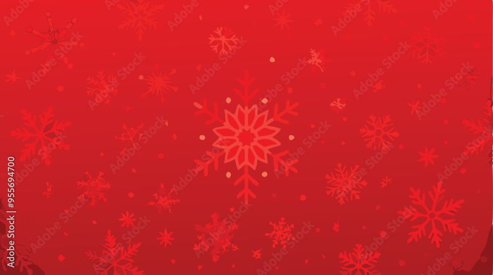 Christmas Red Background with Snowflakes, Festive Red Gradient Design with Delicate Texture, Christmas Decorative Style, Perfect for Holiday Themes, High-Resolution Flat Design, Seasonal Atmosphere Christmas Red Background with Snowflakes, Festive Red Gradient Design with Delicate Texture, Christmas Decorative Style, Perfect for Holiday Themes, High-Resolution Flat Design, Seasonal Atmosphere