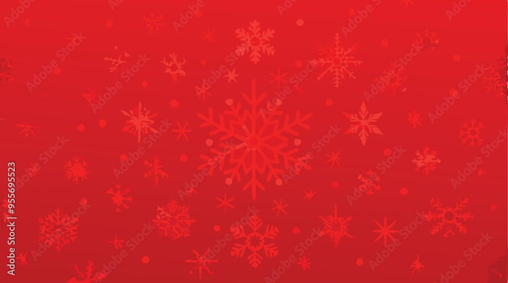 Christmas Red Background with Snowflakes, Festive Red Gradient Design with Delicate Texture, Christmas Decorative Style, Perfect for Holiday Themes, High-Resolution Flat Design, Seasonal Atmosphere Christmas Red Background with Snowflakes, Festive Red Gradient Design with Delicate Texture, Christmas Decorative Style, Perfect for Holiday Themes, High-Resolution Flat Design, Seasonal Atmosphere