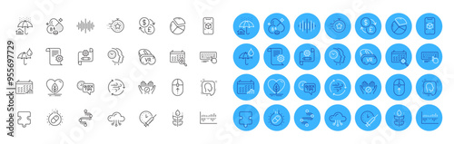 Technical documentation, Medical calendar and Vr line icons pack. Timer, Swipe up, Waterproof umbrella web icon. Timeline, Computer keyboard, Home insurance pictogram. Quick tips. Vector