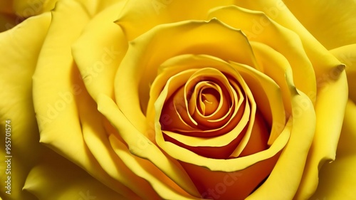 Floral background with yellow roses top view. Beautiful yellow rose close up. Macro rose. Panorama. Banner