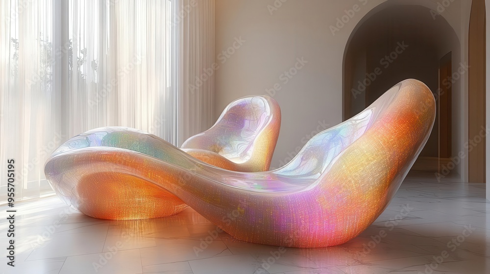 modular shapeshifting furniture nanomaterial fabric holographic accents minimalist room adaptive design modular shapeshifting furniture nanomaterial fabric holographic accents minimalist room adaptive design