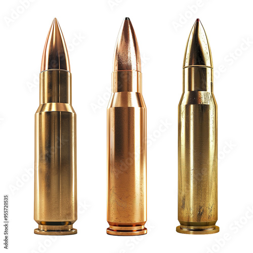 Wallpaper Mural Bullets Set on Transparent Background Torontodigital.ca