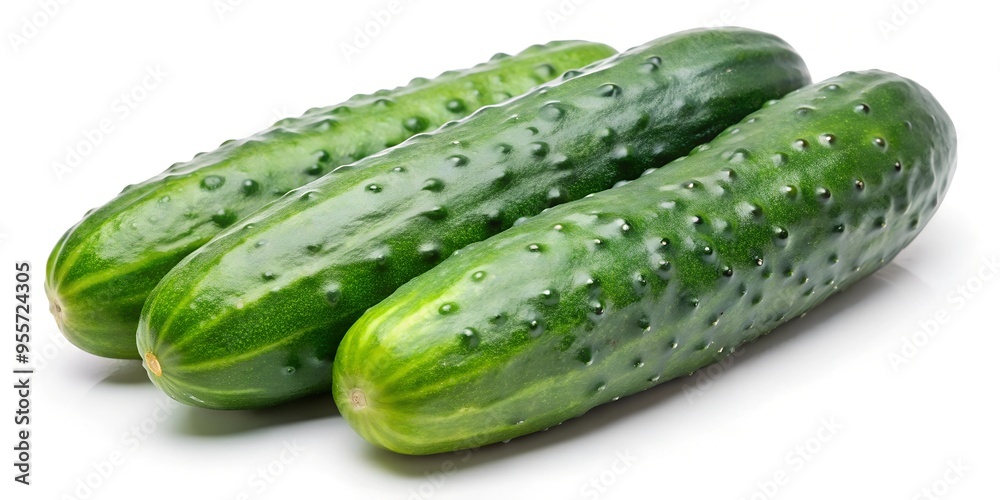 cucumber isolated on white background cucumber isolated on white background