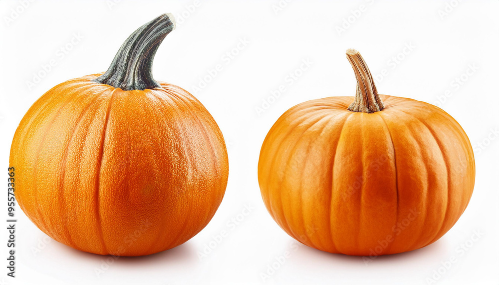 Pumpkin isolated on white background, clipping path, full depth of field Pumpkin isolated on white background, clipping path, full depth of field