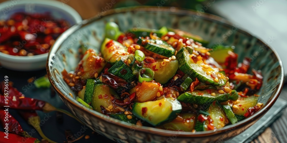 Hunan Farmhouse Vegetables with Fried Cucumber Hunan Farmhouse Vegetables with Fried Cucumber