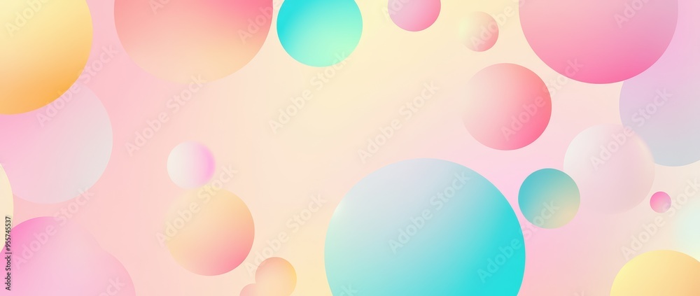 Colorful background wallpaper design with circles and waves in pastel colors. Abstract art concept. Colorful background wallpaper design with circles and waves in pastel colors. Abstract art concept.