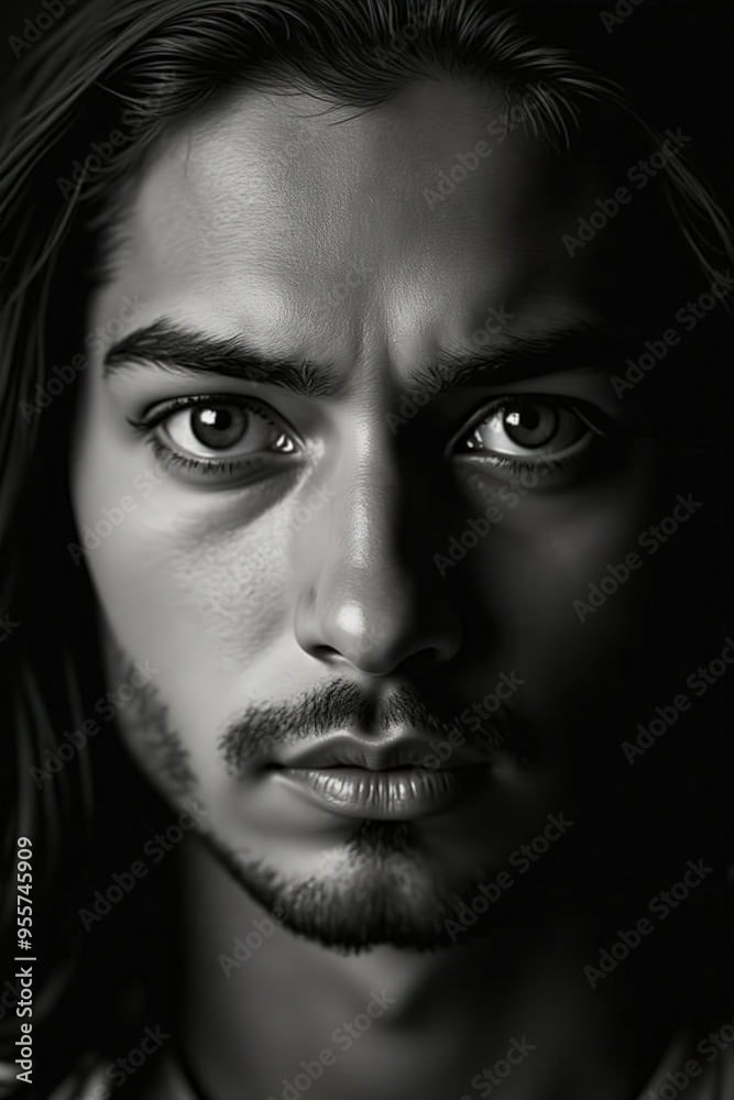 Contemplative face Contemplative face