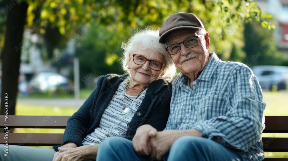 Fototapeta premium Happy Senior Couple Enjoying Time Together