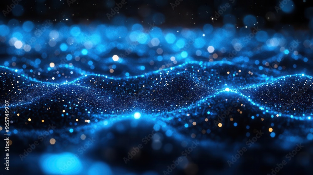 3d illustration of ai and machine learning process interconnected nodes data streams futuristic interface blue holographic elements 3d illustration of ai and machine learning process interconnected nodes data streams futuristic interface blue holographic elements