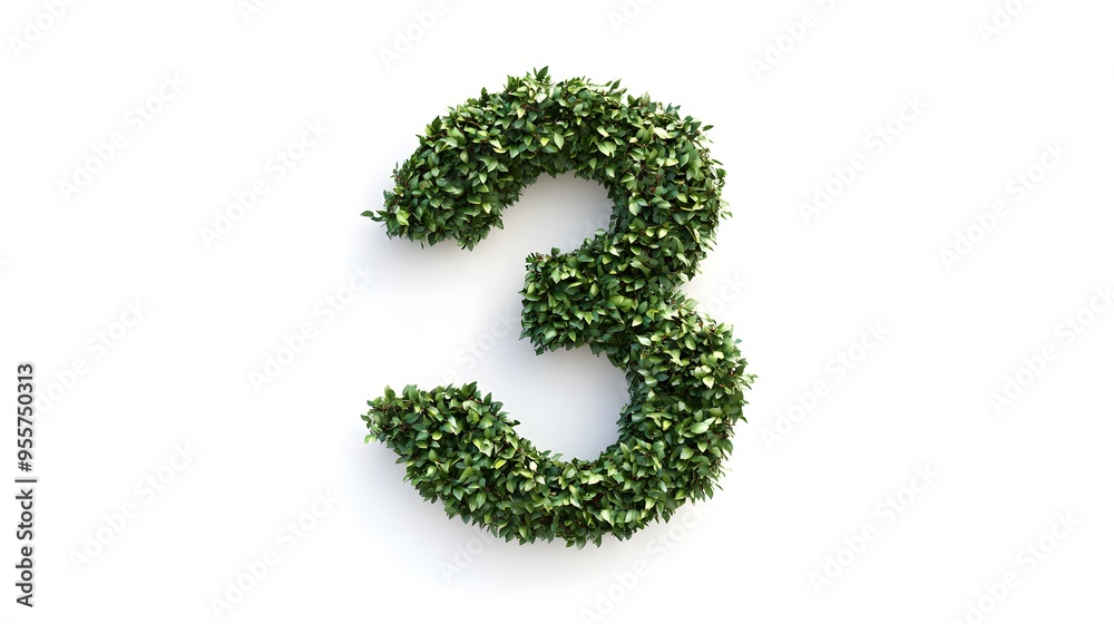 Photorealistic Number Photorealistic Number