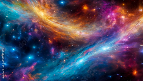 Abstract Nebula Background 4K
