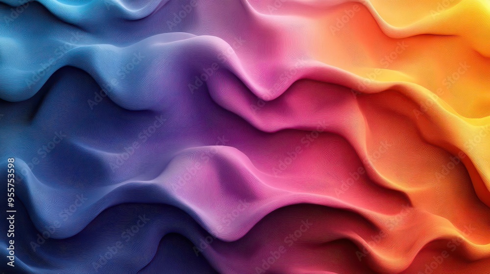 abstract flowing wave pattern in vibrant colors aigenerated graphic resource featuring undulating lines and geometric shapes dynamic composition with fluid movement abstract flowing wave pattern in vibrant colors aigenerated graphic resource featuring undulating lines and geometric shapes dynamic composition with fluid movement