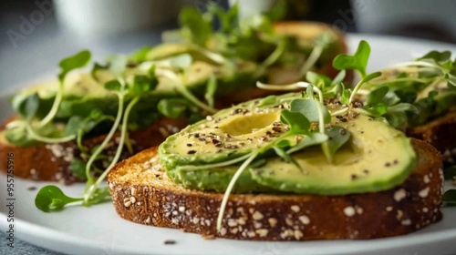 Avocado Toast with Microgreens