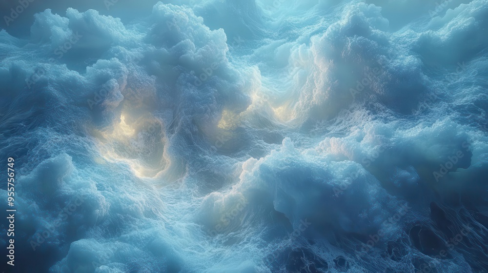 aerial view of massive ocean waves fluid digital art style mesmerizing blue hues dynamic water textures unreal engine render artistic interpretation of natures power aerial view of massive ocean waves fluid digital art style mesmerizing blue hues dynamic water textures unreal engine render artistic interpretation of natures power
