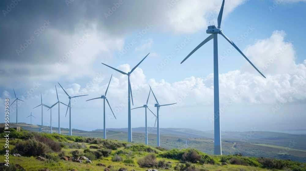 Wind Turbines on a Hilltop Wind Turbines on a Hilltop