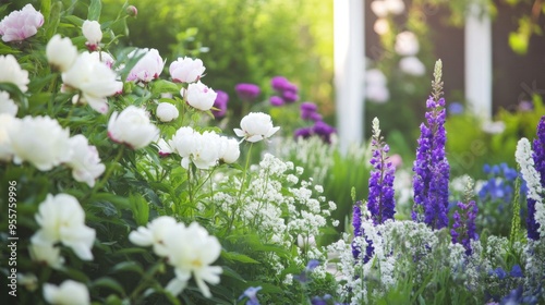 Vibrant Flower Garden in Bloom