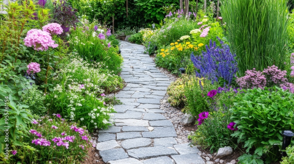 Serene Garden Pathway