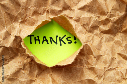 фотографія Expression of gratitude for finding a solution