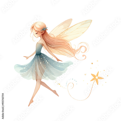 fairy with magic wand