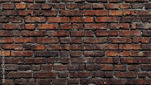 Rustic Red Brick Wall