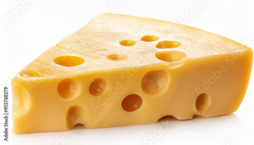 cheese, isolated on white background, clipping path, full depth of field photo