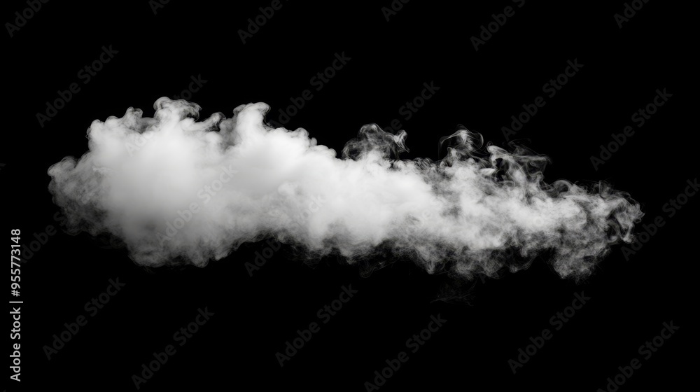 White smoke on black background. Fog texture White smoke on black background. Fog texture