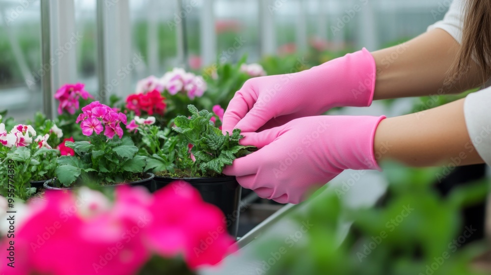 Caring for Potted Flowers in Greenhouse Caring for Potted Flowers in Greenhouse