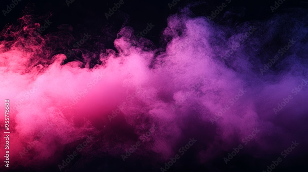 Pink smoke on black background. Fog texture Pink smoke on black background. Fog texture