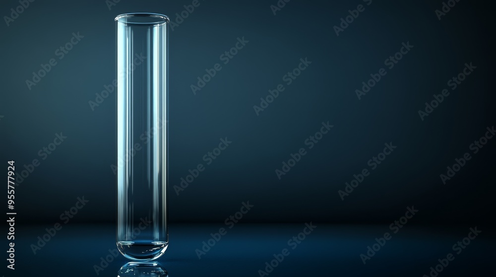 Blank chemistry test tube glass. Chemistry lab glassware Blank chemistry test tube glass. Chemistry lab glassware