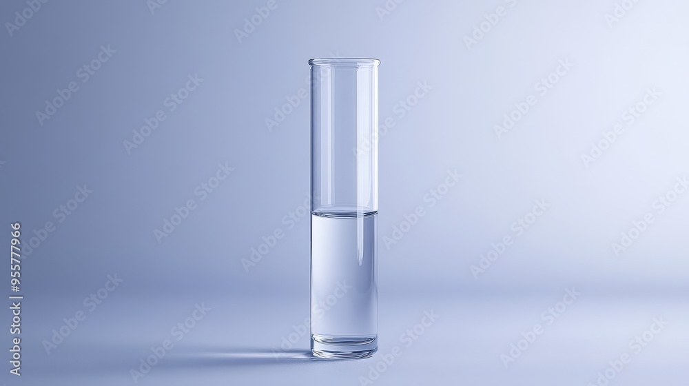 Blank chemistry test tube glass. Chemistry lab glassware Blank chemistry test tube glass. Chemistry lab glassware