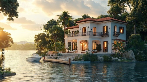 Chic beachfront building featured in luxurious design and architecture images