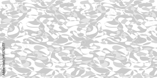 Camouflage background. Seamless pattern.Vector. 迷彩パターン テクスチャ 背景素材