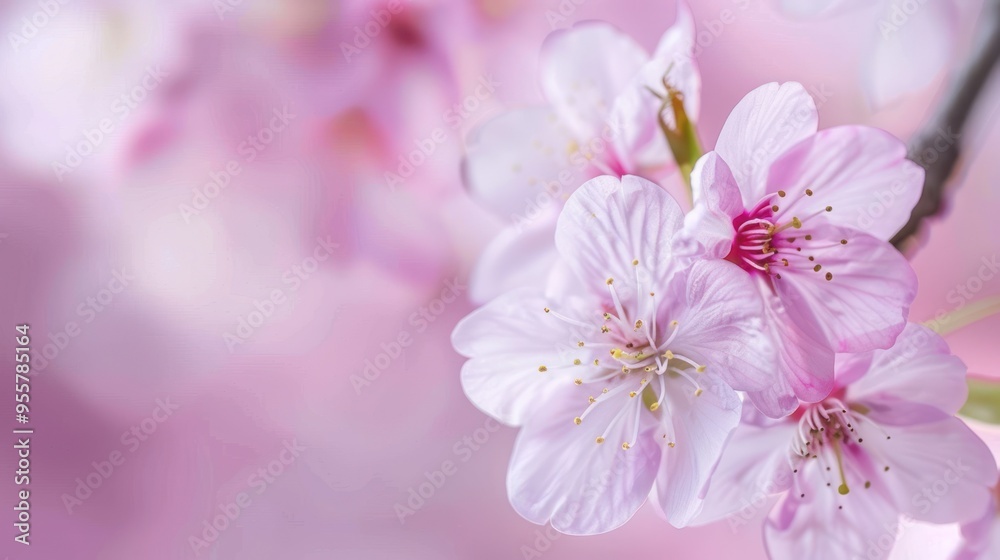 Delicate Pink Cherry Blossoms Delicate Pink Cherry Blossoms