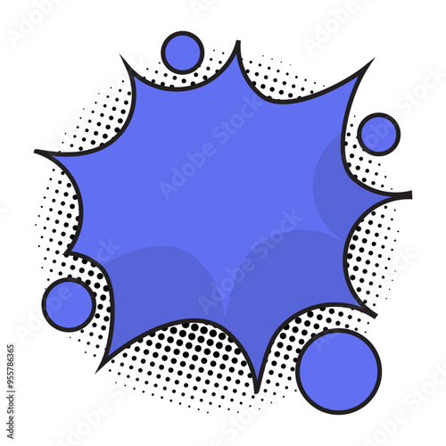 Comic style blank frame background. Cool comic text book design comic text bubble design