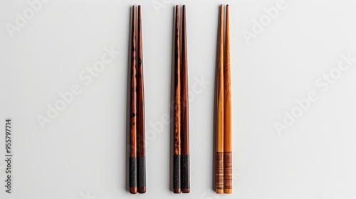 a container made of wood or plastic, usually round in shape with a minimalist design. It is sometimes used with chopsticks to serve soup or liquid food.