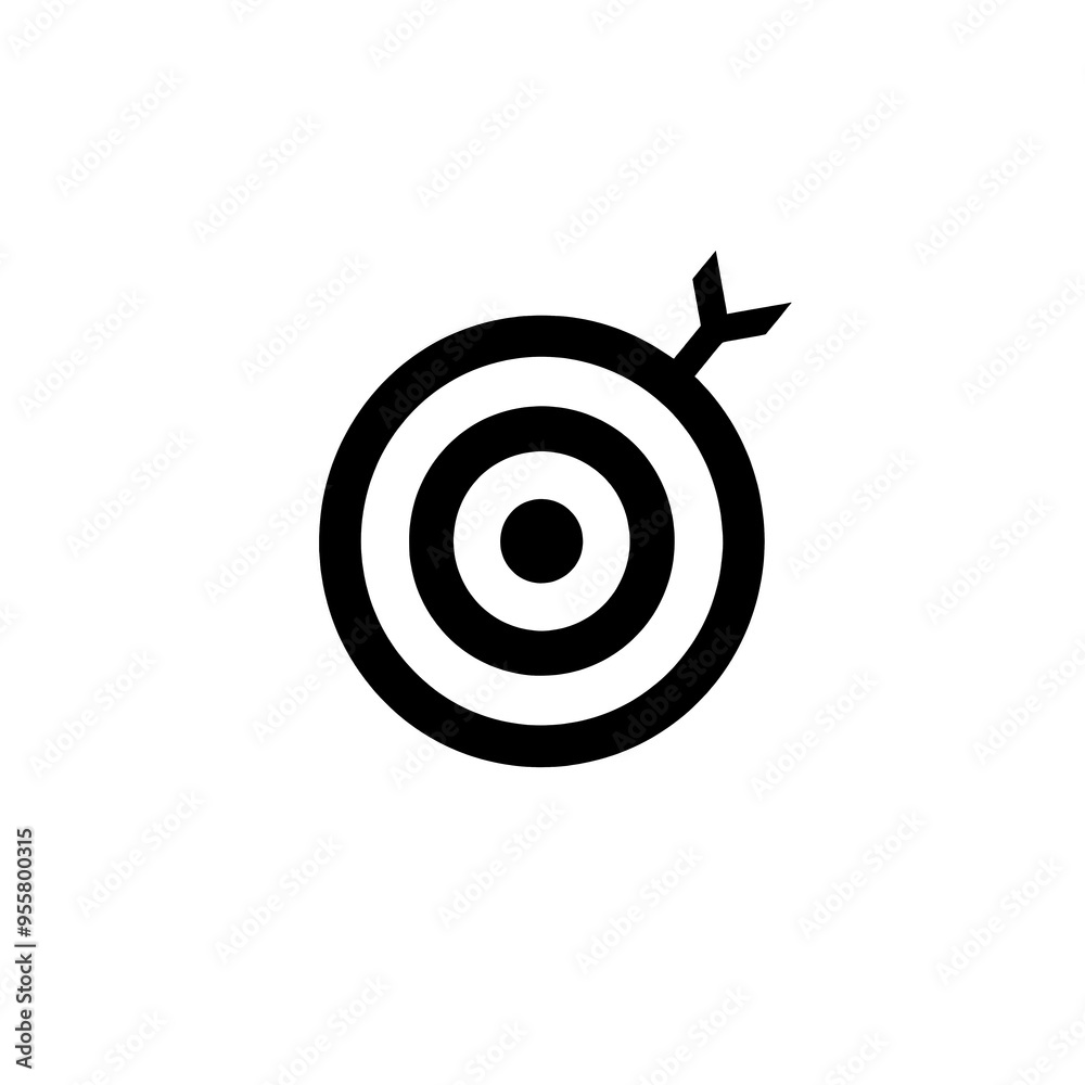 Target Icon, Minimal Simple Logo