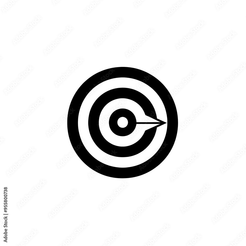 Target Icon, Minimal Simple Logo Target Icon, Minimal Simple Logo