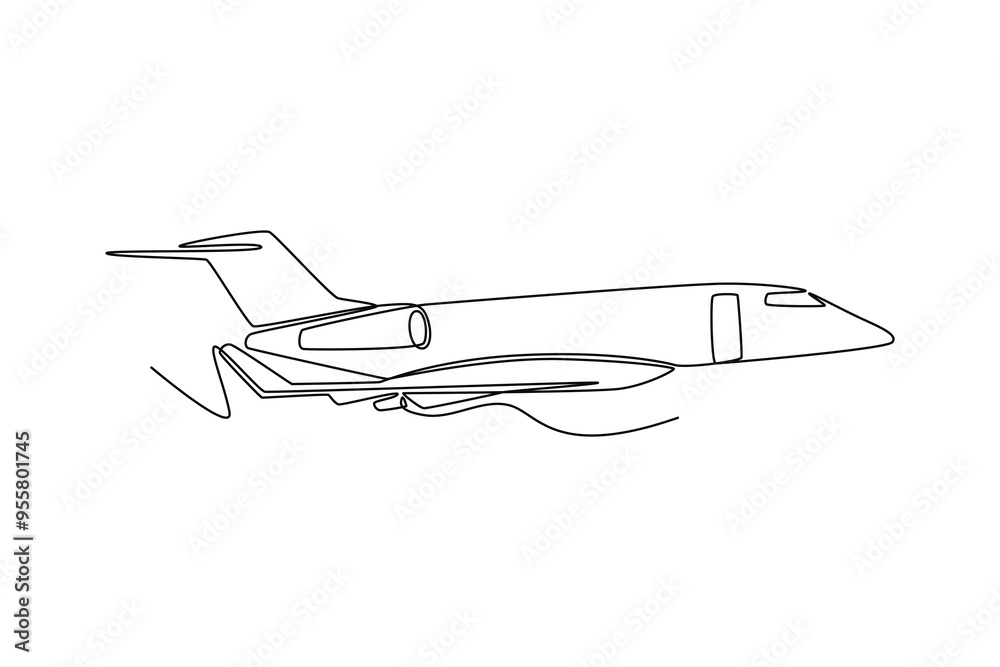 Continuous one line drawing air plane concept. Doodle vector illustration. Continuous one line drawing air plane concept. Doodle vector illustration.