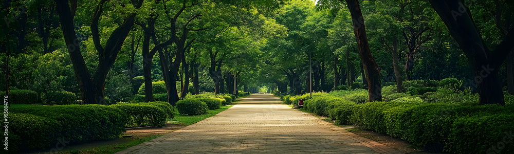 Serene pathway lined with lush greenery, leading to a peaceful destination. Perfect for nature lovers and outdoor enthusiasts. Serene pathway lined with lush greenery, leading to a peaceful destination. Perfect for nature lovers and outdoor enthusiasts.