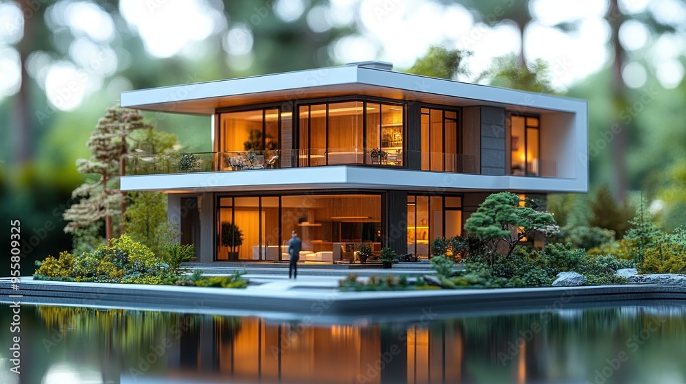 Modern House by the Lake Modern House by the Lake