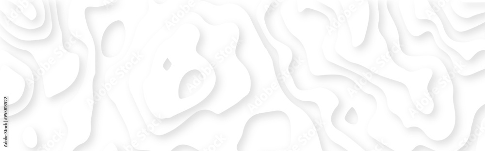 Abstract White 3d origami or cut paper topographic background illustration. White paper cut decoration textured with wavy layers 3d topography relief background.
Abstract White 3d origami or cut paper topographic background illustration. White paper cut decoration textured with wavy layers 3d topography relief background.