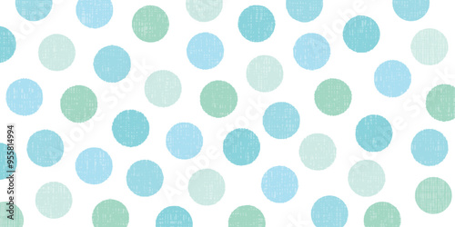 青　和柄　水玉　背景	