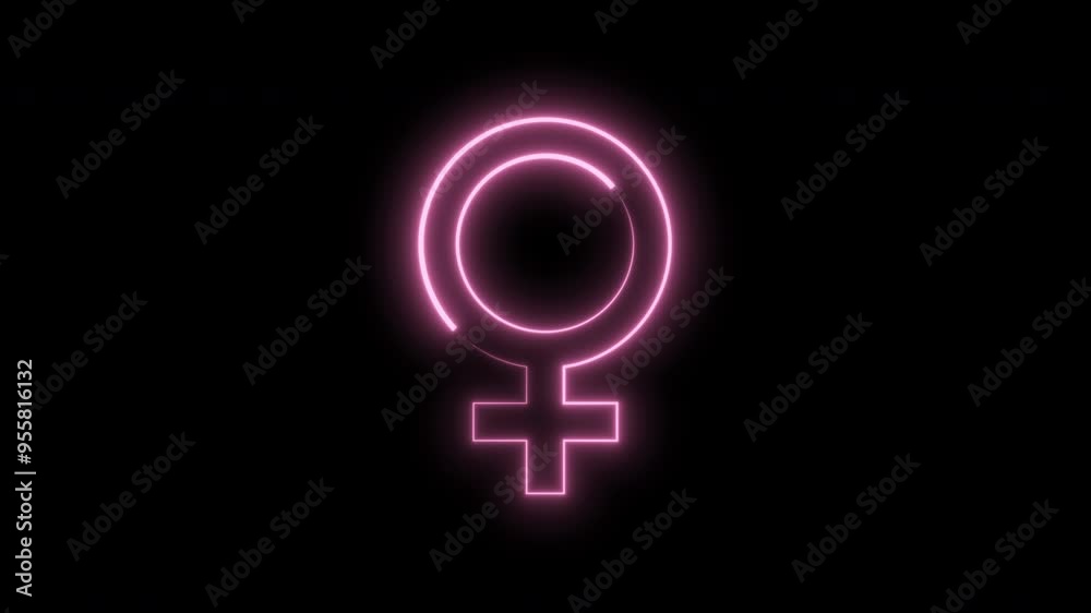 pink gender symbols on a black background, featuring feminine Venus and masculine Mars icons, illustrating love and relationships pink gender symbols on a black background, featuring feminine Venus and masculine Mars icons, illustrating love and relationships