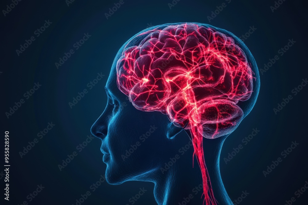 A digital illustration of a human brain with vibrant neural connections, symbolizing cognitive processes and brain activity. A digital illustration of a human brain with vibrant neural connections, symbolizing cognitive processes and brain activity.