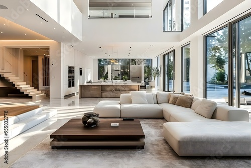 clean modern living room