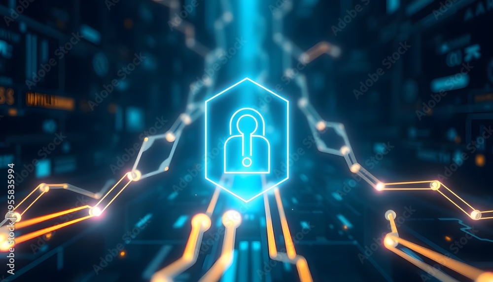 Naklejka premium background with circuit board