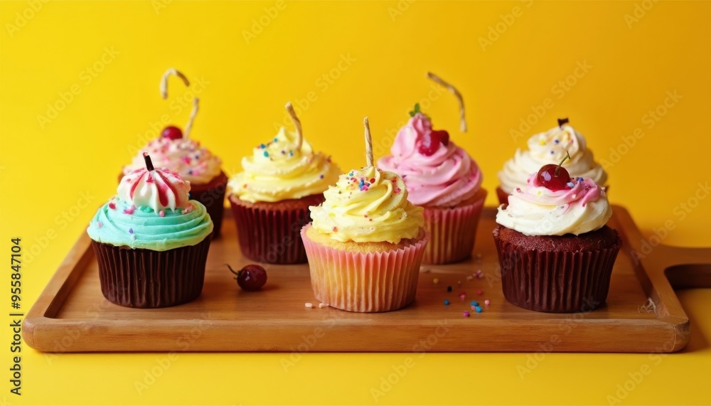 cupcake with candles cupcake with candles