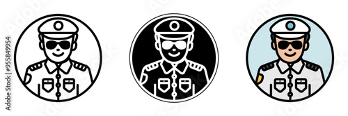 Pilot icon, A trained individual responsible for navigating and operating an aircraft, ensuring safety and successful completion of missions.