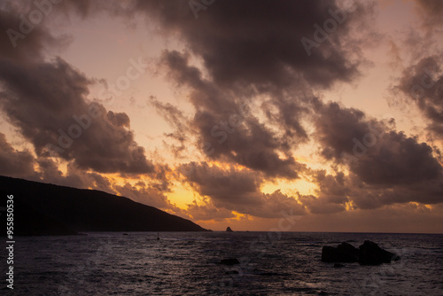 過ぎゆく夏の夕景色