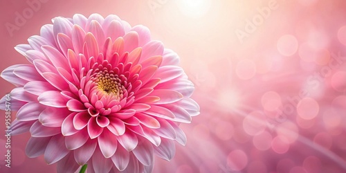 Pink flower surrounded by pink petals on a matching background, pink, flower, petals, nature, colorful, beauty, vibrant